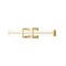 Z-Lite Harrison Vanity, 1-Light, 25 In.W x 4 In.L x 4.75 In.H, Modern Gold/Frosted 1011-25W-MGLD-LED - alternate 1